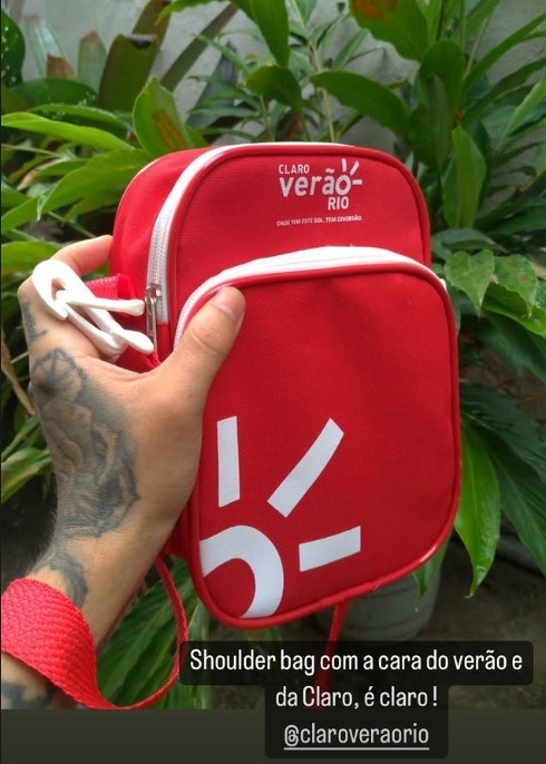 Shoulder bag personalizada Claro Verão Rio pela Papillon Brindes